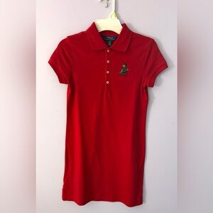 Polo by Ralph Lauren Vibrant Red Kids Polo Shirt Size Medium (8-10)